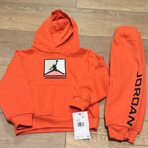 Jordan Kids Bright Orange Joggers